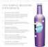 Simple Modern Spirit 25oz Wine Bottle - Double Wall, Vacuum Insulated Wine Bottle with Leak Proof Lid - 18/8 Stainless Steel Shimmer: Kunzite