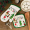 Elrene Home Fashions Elf Naughty or Nice Oven Mitt and Pot Holder Gift Set of 2, 7 in x 13 8 in x 8, Multi