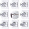 Curtain Rod Bracket No Drilling, 8 PCS Self Adhesive Curtain Rod Holder Fixing Holders Rods Hanger Curtain Pole Wall Brackets Towel Rod Hooks for Home Bathroom and Hotel Use
