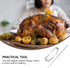 Cabilock Air Fryer Universal Rotisserie Baking Stainless Steel Creative Rotating Roast Chicken Fork Grill Rotisserie for Home Kitchen
