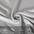 Mulberry Silk Pillowcase for Hair and Skin,Cooling Silk Pillow Case with Hidden Zipper,Allergen Proof Dual Sides Soft Breathable Smooth Both Sided Silk Pillow Cover.(20"x 26",1 Pcs,Light Gray)
