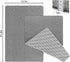 ROIMOE Non-Slip Shower Mat Bathtub Mat with Drain Soft on Feet PVC Loofah Shower for Bathroom Wet Area Quick Drying No Suction Cup Comfort Shower Rugs Bathroom Accessories Grey 32—16 HG-W02-1