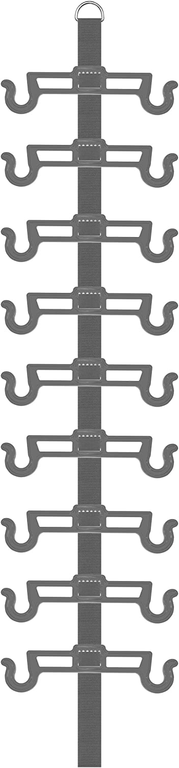 Perfect Curve Flip Flop Rack Organizer, Holds 9 Pairs, Black