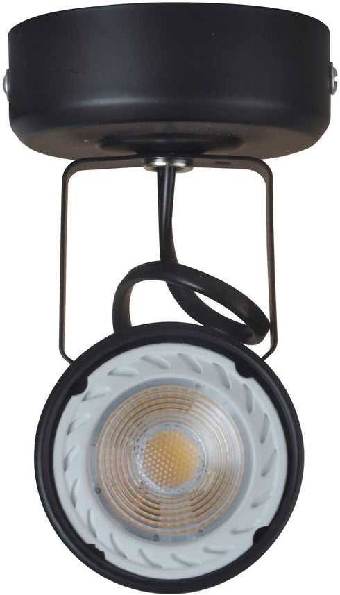 KING SHA LED Spotlight Accent Lamp 5W (50W Halogen Light Equiv.) MR16 GU10 Bulb Warm White CRI82 Cord-n-Plug