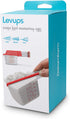 Dreamfarm Levups | Scraping Self-Leveling Measuring Cups | Set of 4 Cups | Red