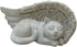 Comfy Hour Loving Memory Collection 4" Cat Peacefully Sleeping in Angel Wing Figurine Pet Statue - in Memory of My Best Friend Bereavement, Polyresin