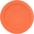 Pyrex (3) 7402-PC 6/7 Cup Blue (3) 7201-PC 4 Cup Butter Yellow (3) 7200-PC 2 Cup Orange Replacement Food Storage Lids