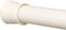Zenna Home Adjustable Curtain Tension Shower Rod, 36"-60", Champagne