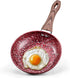 CSK 8" Nonstick Frying Pan - Frying Pan with Natural Textured Bakelite Handle, 100% APEO & PFOA-Free Granite Coating, Stone Earth Frying Pan and Skillet Cookware, Ideal for Self-Cooking