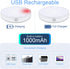 FERSWE Rechargeable Tap Lights, Dimmable Touch Night Lights with 1000mAh Large Battery , Stick on Light for Closet, Bedroom, Bathroom and Cabinet (2 Pack)