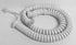 The VoIP Lounge 12 Foot White Handset Curly Cord for Landline Phone