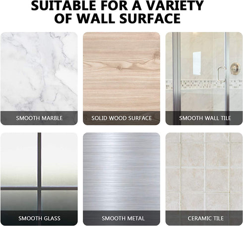 Cabilock 2pcs Soap Pump Bottle Dispenser Holder Stand Wall Stainless Steel Hand Sanitizer Hanging Rack Shampoo Shelf (Large Hole+Small Hole)