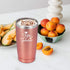 Cpskup 50th Birthday Gifts for Women, Fifty Fabulous Stainless Steel Insulated Travel Tumbler with Lids, Funny Christmas Birthday Gifts for Women Mom Grandma Sister Friends Coworkers(20oz, Rose Gold)