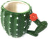Cactus Coffee Mug, Earthenware Figural Collectors Hot Beverage Mug