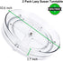 2 Pack Lazy Susan Organizer, 10.6" Clear Lazy Susan Turntable for Cabinet, Plastic Lazy Susan Cabinet Organizer for Pantry Organization and Storage/ 2Pack