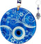 MC.HOMIES 4.7'' Evil Eye Wall Decor & Gift Hamsa Hand Evil Eye Keychain - Evil Eye Decorations for Home - Evil Eye Turkish and Greek Decor - Wall Home Decor Amulet (Flower Pattern)