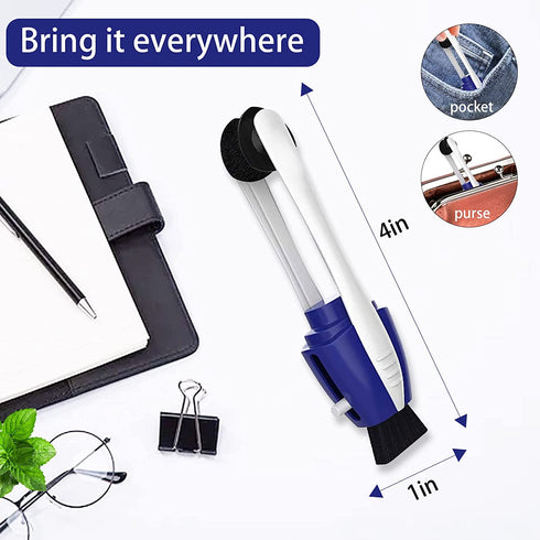 Eyeglass Cleaner Tool (3pc), Carbon Eyeglasses Cleaner, Efficient And Durable Carbon Microfiber Technology, Microfiber Spectacles Portable Eyeglasses Cleaner