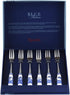 Spode Blue Italian Set of 6 Pastry Forks