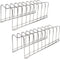 Pot Lid Organizer Pan Lid Organizer Kitchen Pot Lid Rack Suitable for Bakeware Dish Plate, Cutting Boards, Pots & Pans, Serving Trays, Reusable Holder FLSEPAMB(2 Pack+Eight Silicone Foot Covers)