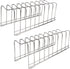 Pot Lid Organizer Pan Lid Organizer Kitchen Pot Lid Rack Suitable for Bakeware Dish Plate, Cutting Boards, Pots & Pans, Serving Trays, Reusable Holder FLSEPAMB(2 Pack+Eight Silicone Foot Covers)
