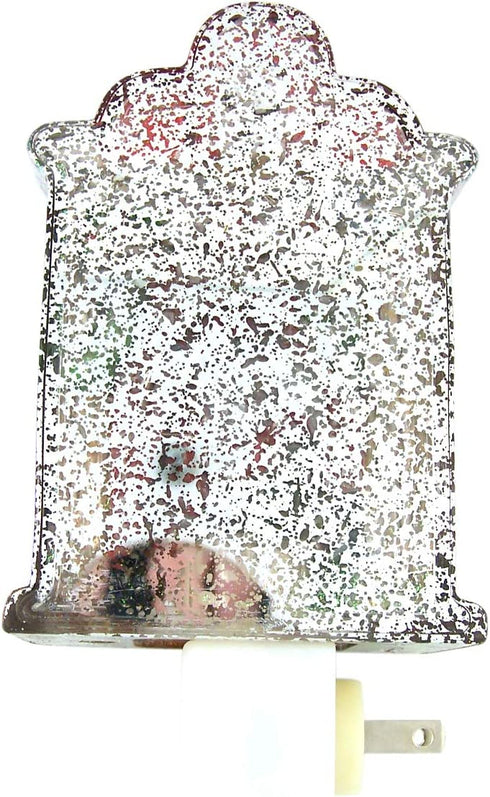 Santa Claus in a Fireplace Christmas Night Light, 6 1/2 Inch