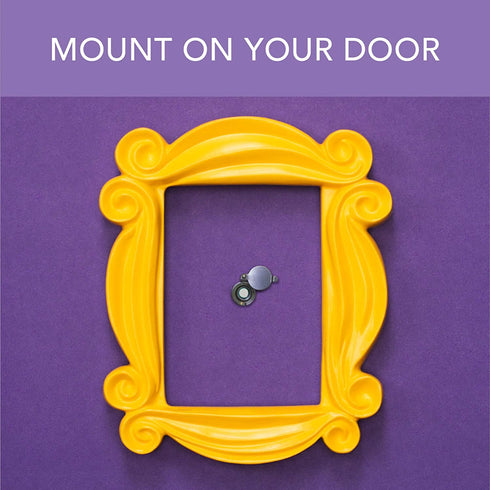 Paladone FRIENDS 7 X 5.75 Peephole Frame for 4 X 6 photo Officially Licensed Merchandise FRIENDS Merchandise