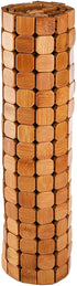 Dicunoy Bathroom Bamboo Mat, Bamboo Shower Rug, Wooden Toilet Doormats for Shower Doorsteps, Sauna, Tub (23.6" L x 16" W)