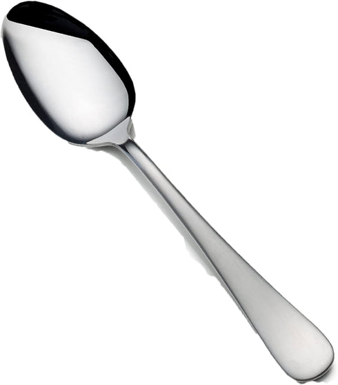 Gourmet Basics by Mikasa Satin Symmetry Stainless Steel Teaspoon, Set of 10,Silver