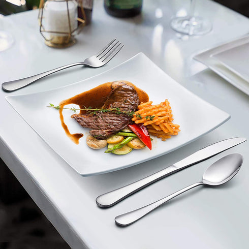 LIANYU 20 Piece Silverware Flatware Cutlery Set, Stainless Steel Utensils Service for 4, Include Knife Fork Spoon, Mirror Polished, Dishwasher Safe