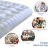 Giftway Twin Size Inflatable Air Mattress for Camping - Upgraded Height 9" Inflatable Mattress Foldable Air Bed with Waterproof Flocked Top - Portable Blow up Air Bed for Home/Travel/Housewarming Gift