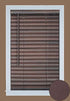 PowerSellerUSA Achim Home Furnishing Cordless GII Luna 2" Slat Mahogany Venetian Window Blinds 30" W x 64" L