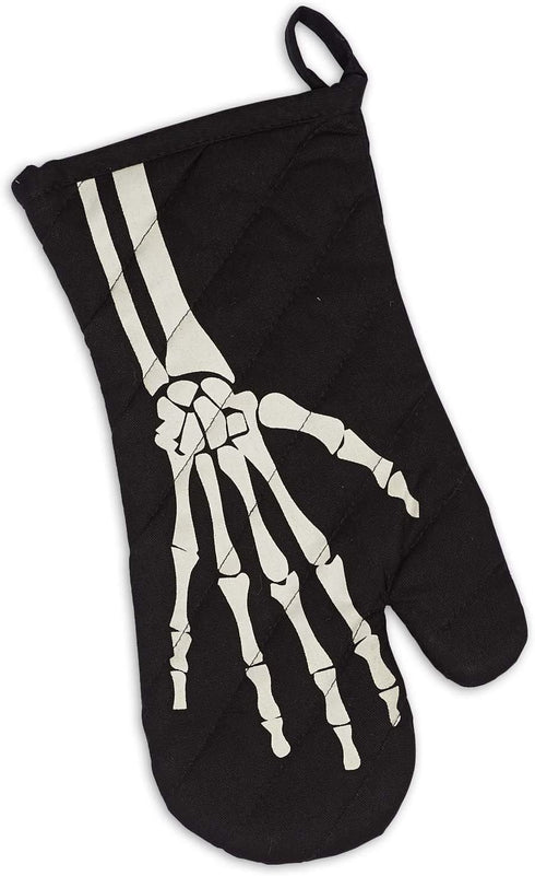 DII Halloween Basics Collection Kitchen, Apron Set, Skeleton 2 Piece