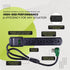GoGreen Power (GG-16103MSBK) 6 Outlet Surge Protector, Black, 2.5 Ft. Cord