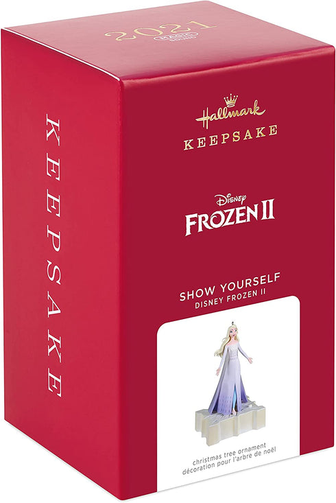 Hallmark Keepsake Christmas Ornament 2021, Disney Frozen 2 Show Yourself Elsa, Musical