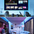 SHUXAG Neon Lights, 16.4ft/5m Led Rope Lights for Bedroom, 12V DC Flexible Led Strip Lights Waterproof Neon Flex, Silicone Blue Decor for Indoor Outdoor Home Patio Room Kithchen(NO Power Adapter)