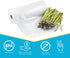 Houseables Vacuum Sealer Bags, Sous Vide Rolls, Two (2), Large 11 Inch x 50 Ft, Commercial Grade Plastic, Food Vac Storage & Seal, Airtight Vacume Saver, Microwave & Freezer Safe, Store A Meal
