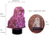 Kamado Nezuko 3D Illusion Demon Slayer Merch Night Light LED Anime Lamp 16 Colors Remote Control Room Decor