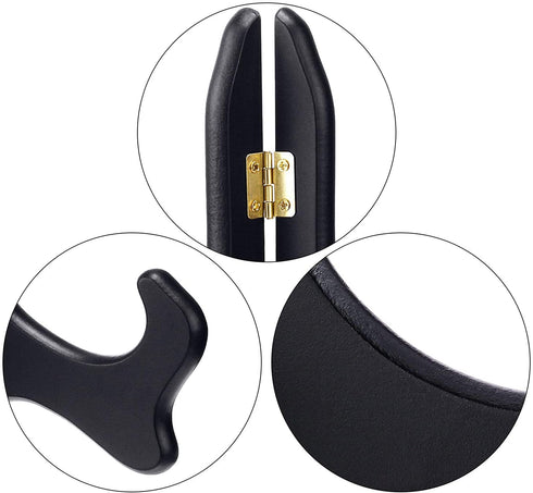 Tatuo 2 Packs Wooden Display Stand Plate Stands for Display Decorative Picture Frame Stand Holder Easels (8 Inch)