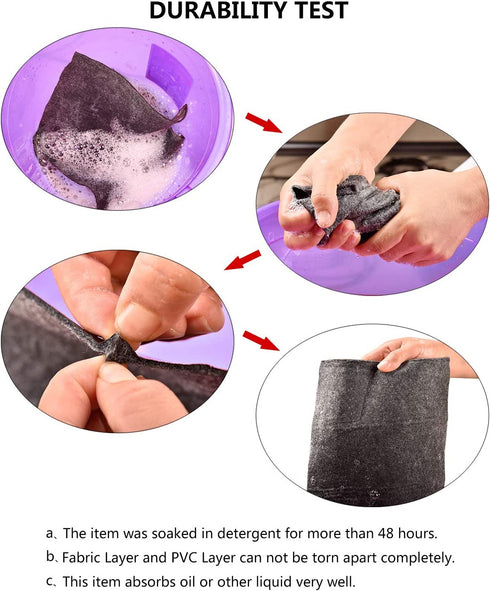 Under The Sink Mat,Kitchen Tray Drip,Cabinet,Absorbent Felt Layer Material,Backing Waterproof Anti-Slip (36.7inches x 36inches)