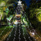 Christmas Decorations Outdoor Star String Lights,349 LED 8 Modes with 14" Topper Star Christmas Tree Lights,Star Waterfall Lights for Outside Tree Yard Wedding Home Party,Cool White