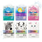 Epielle Character Sheet Masks | Animal Spa Mask | Dalmatian, Zebra, Cat, Shark, Narwhal, Mermaid Scale | (Pack of 6) | Birthday Gift, Spa Day, Stocking Stuffers