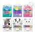 Epielle Character Sheet Masks | Animal Spa Mask | Dalmatian, Zebra, Cat, Shark, Narwhal, Mermaid Scale | (Pack of 6) | Birthday Gift, Spa Day, Stocking Stuffers