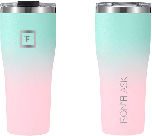 IRON °FLASK Rover Tumbler - 24 Oz, Leak Proof, Vacuum Insulated Stainless Steel Bottle, Hot Cold, Double Walled, Thermo Coffee Travel Mug, Water Metal Canteen