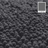 MAYSHINE Seat Cloud Bath Washable Shaggy Microfiber Standard Toilet Lid Covers for Bathroom (Standard Lid, Charcoal Gray)