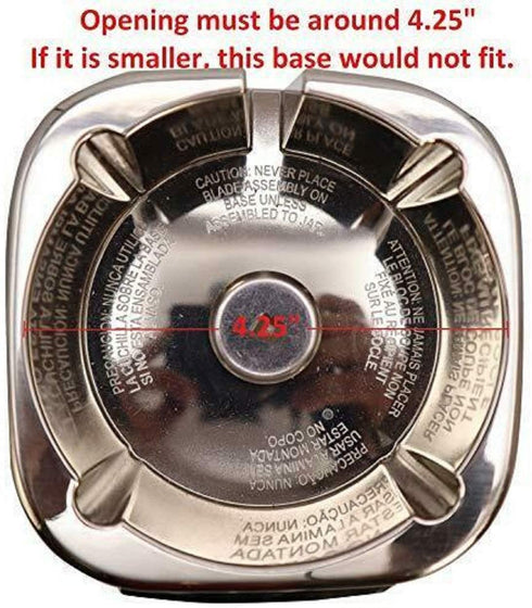 JOYSOG Stainless Cutter Blade Bottom Base Cap Gasket for Oster Pro 1200 Blender Replacement Parts,Jar Base Bottom Cap and Blender Blade and Gasket Set