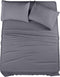 Utopia Bedding Queen Bed Sheets Set - 4 Piece Bedding - Brushed Microfiber - Shrinkage and Fade Resistant - Easy Care (Queen, Grey)