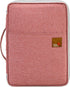 El-fmly A4 Document Portable Organizer Bag Waterproof Portfolio Office Zipper Case Travel Multi-Function for Passport ID Card Notebook Ipad