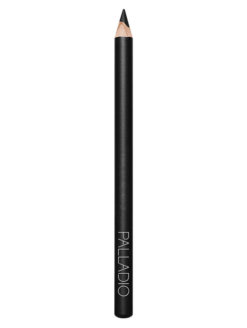 Palladio Wooden Eyeliner Pencil, Thin Pencil Shape, Easy Application, Firm yet Smooth Formula, Perfectly Outlined Eyes, Contour and Line, Long Lasting, Rich Pigment, Black