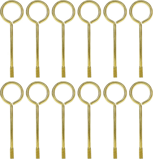 Interior Door Key for Bedroom Door, Bathroom Emergency Key for Interior Privacy Door Lock Compatible -12 Pack