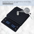 bemece Digital Coffee Scale with Timer, 3 kg/0.1 g High Precision Kitchen Food Scale Drip Espresso Scale with Back-Lit LCD Display (Batteries Included)